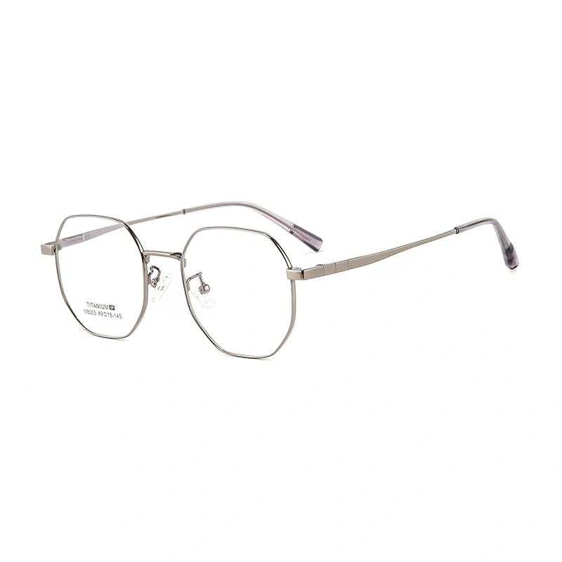 Geometic Glasses Frame Titanium for Women