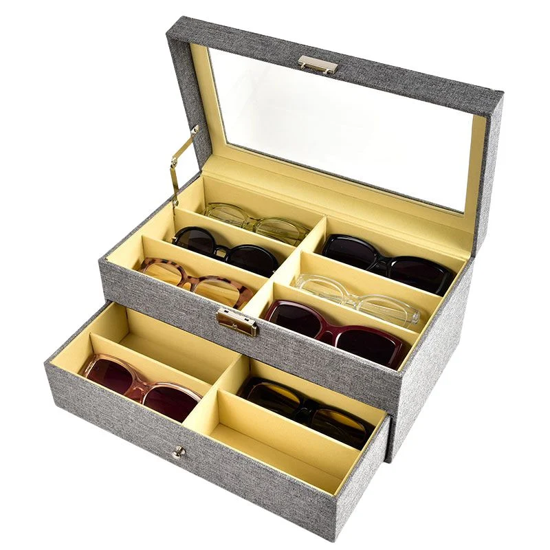 Dual-Layer Design Sunglass Display Case