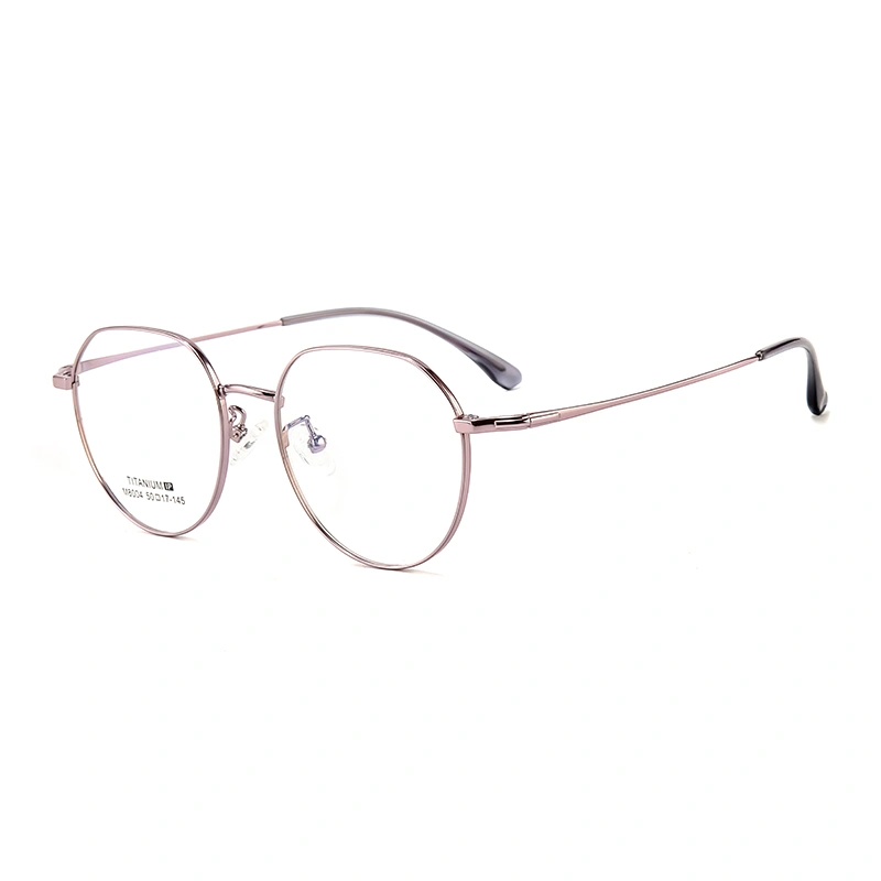 Stylish lightweight titanium eyeglass frames.