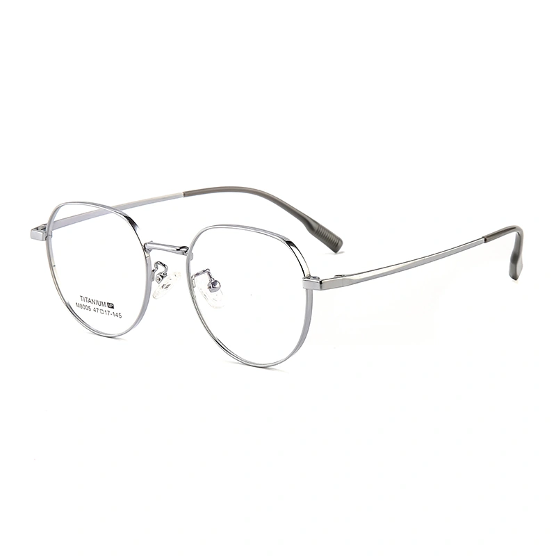 A Silver Color Memory Titanium Optical Frames for Ladies