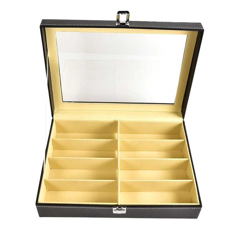 Multiple Sunglasses Storage Case open