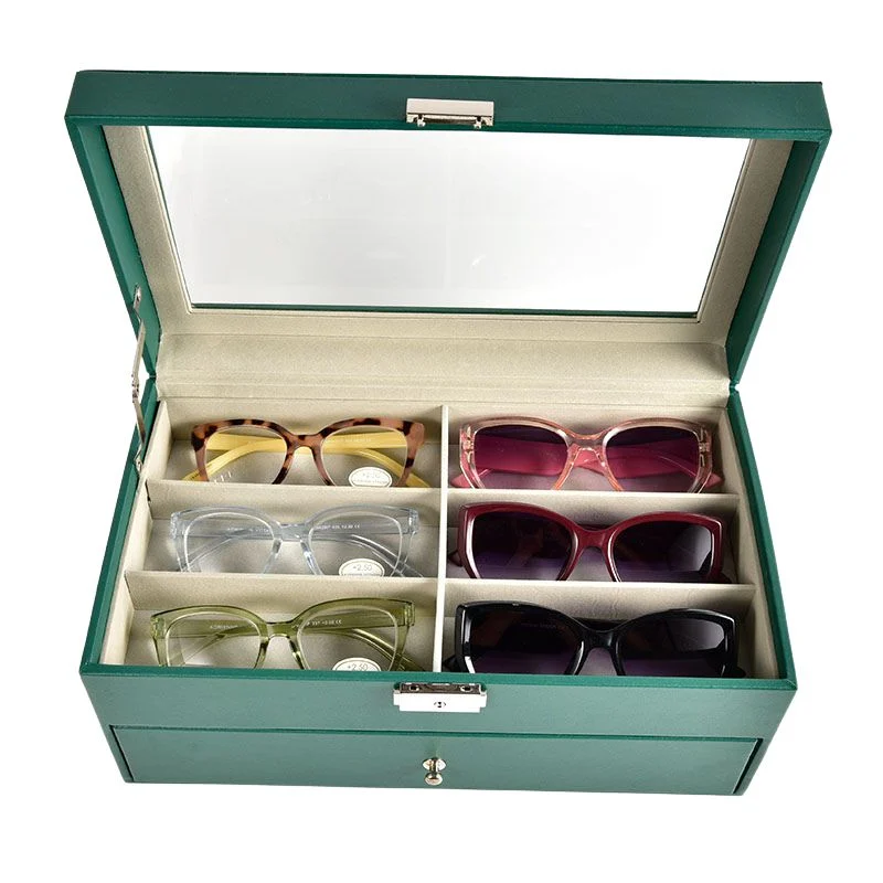 Sunglasses Storage Box Green