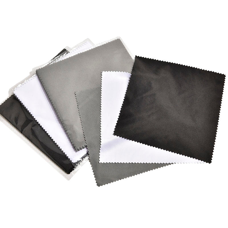 Square 15x15 multi color microfiber cleaning cloth