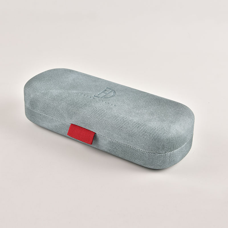 A blue color fabric-textured hardshell case, demonstrating the quality construction available for OEM projects sourced factory-direct.